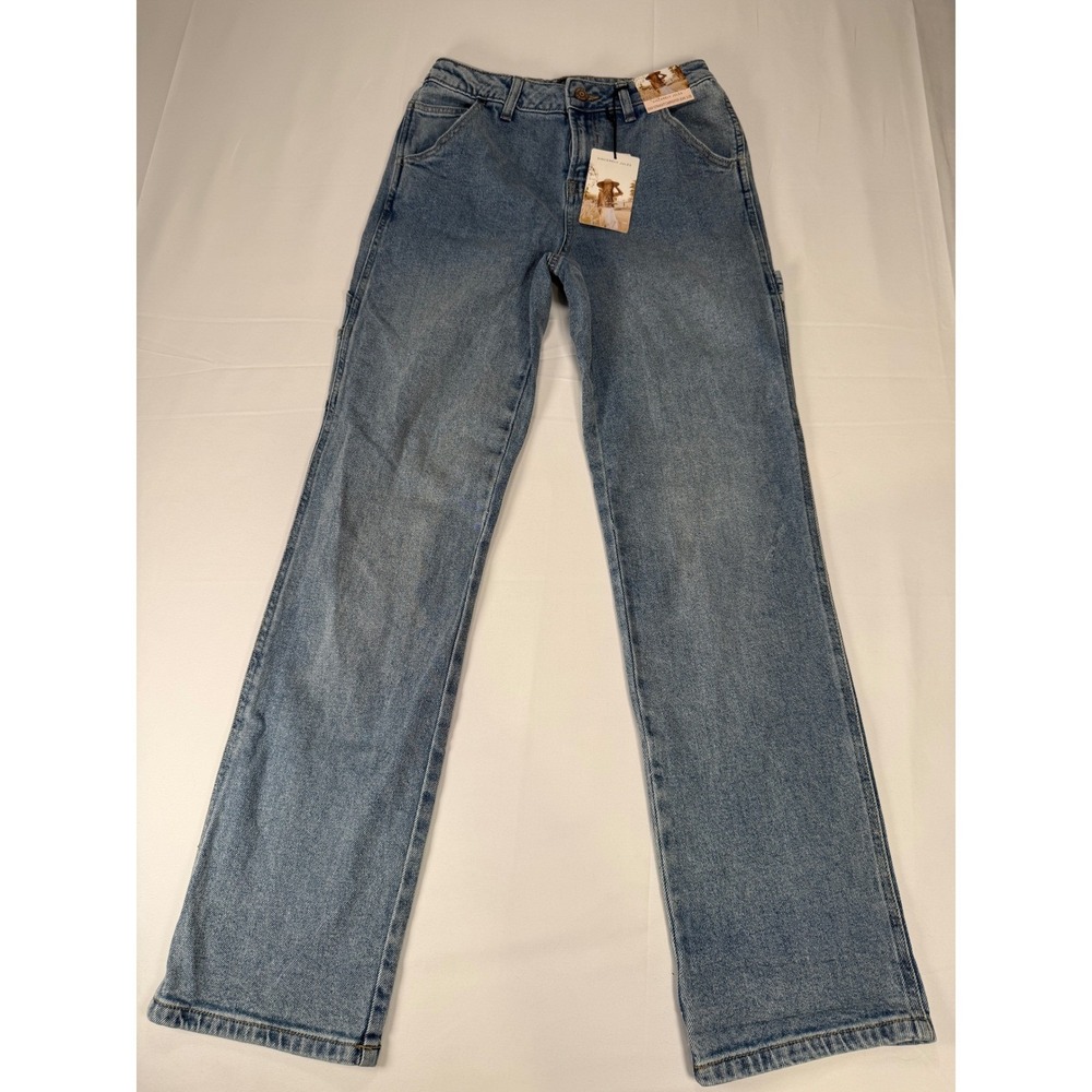 Sincerely Jules High Rise Carpenter Jeans Light Wash Denim Women Size 1 25
